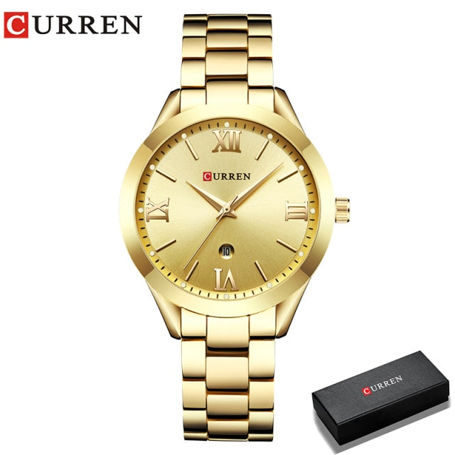 Gold Watch Women Watches Ladies Creative Steel Women's Bracelet Watches Female Clock